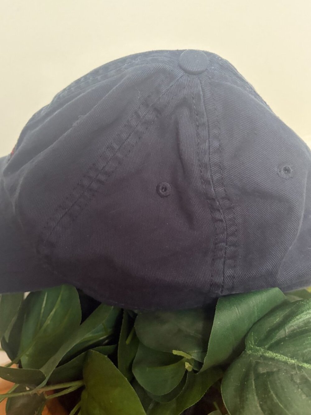 J. Crew Christmas Hat Cotton Navy Christmas Tree Truck - Picture 7 of 8